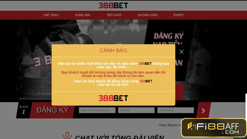 388Bet – Nhà cái lừa đảo khóa tài khoản người chơi