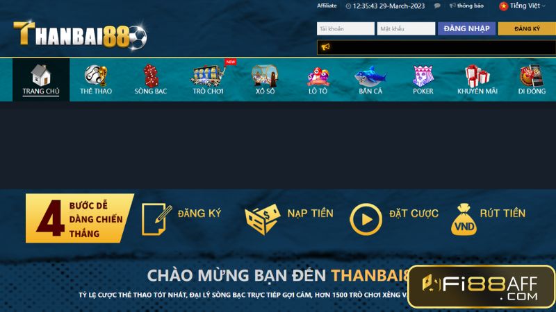 Thanbai88 – nhà cái lừa đảo không cho rút tiền