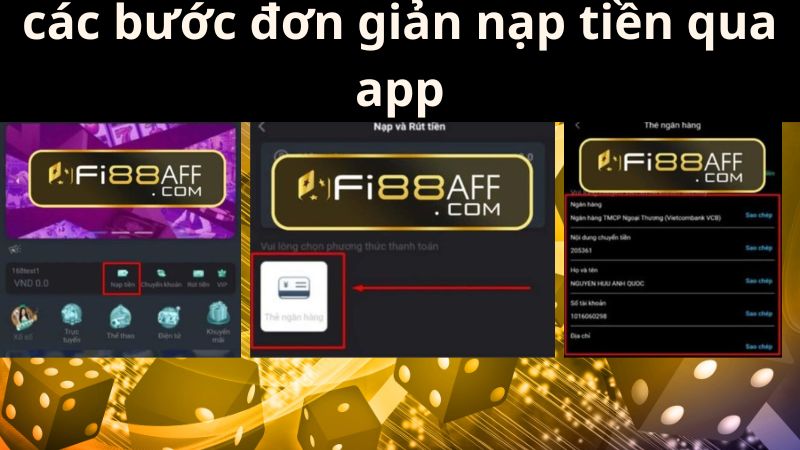 Nạp tiền Fi88: Hướng dẫn gửi tiền nhanh và đơn giản