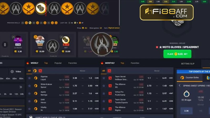 Cách bet CSGO: Đặt cược cơ bản