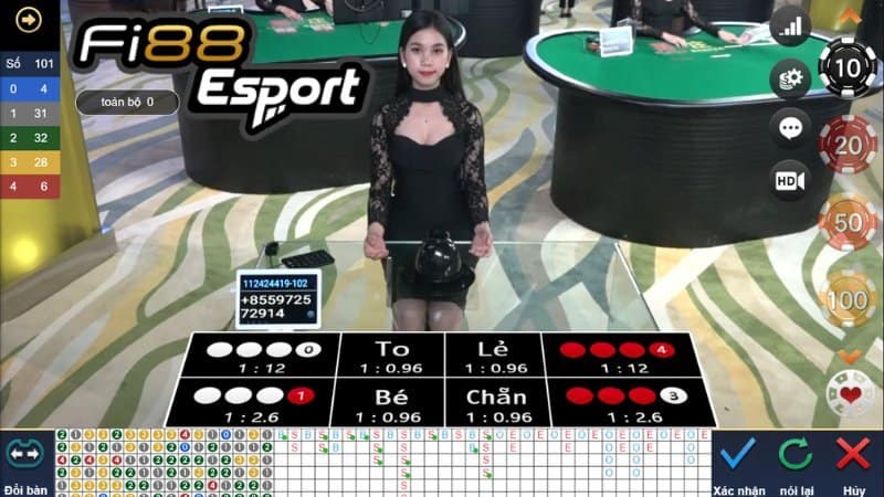 Đặt cược xóc đĩa trên FI88