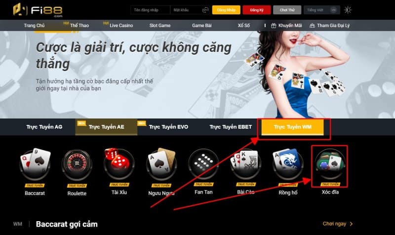 Tham gia Game Xóc Đĩa
