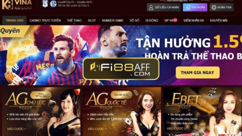 K8 – nhà cái tặng 100k miễn phí