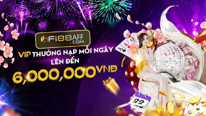 VIP thưởng nạp mỗi ngày lên đến 6,000,000 VND