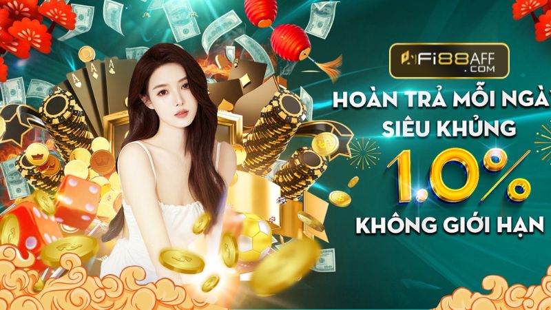 Hoàn trả mỗi ngày lên đến 1% không giới hạn