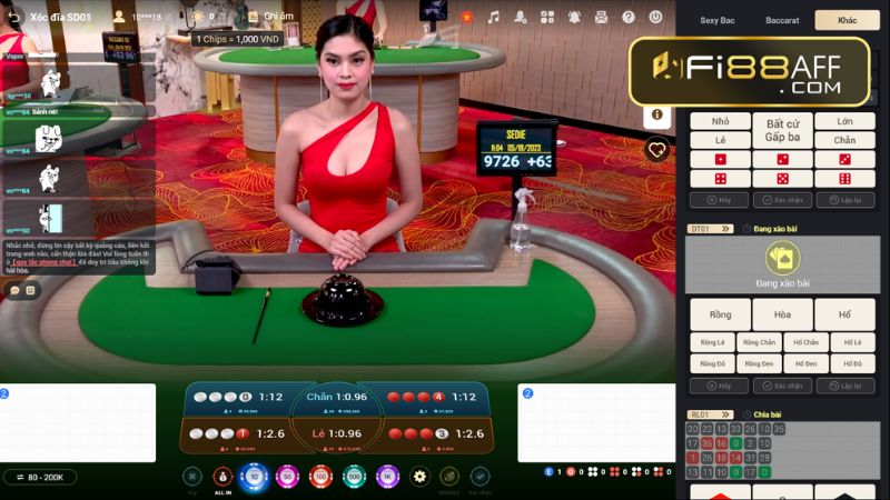 Xóc đĩa online cực hot